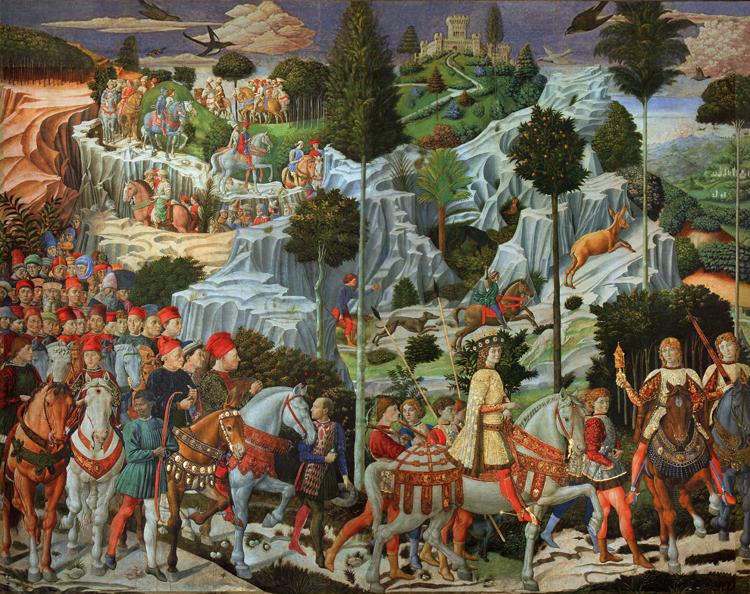 Benozzo Gozzoli Procession of the Magi (mk08) oil painting image